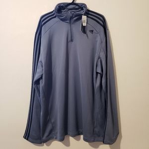Unisex Vintage Adidas 1/4 Zip Pullover Sweater